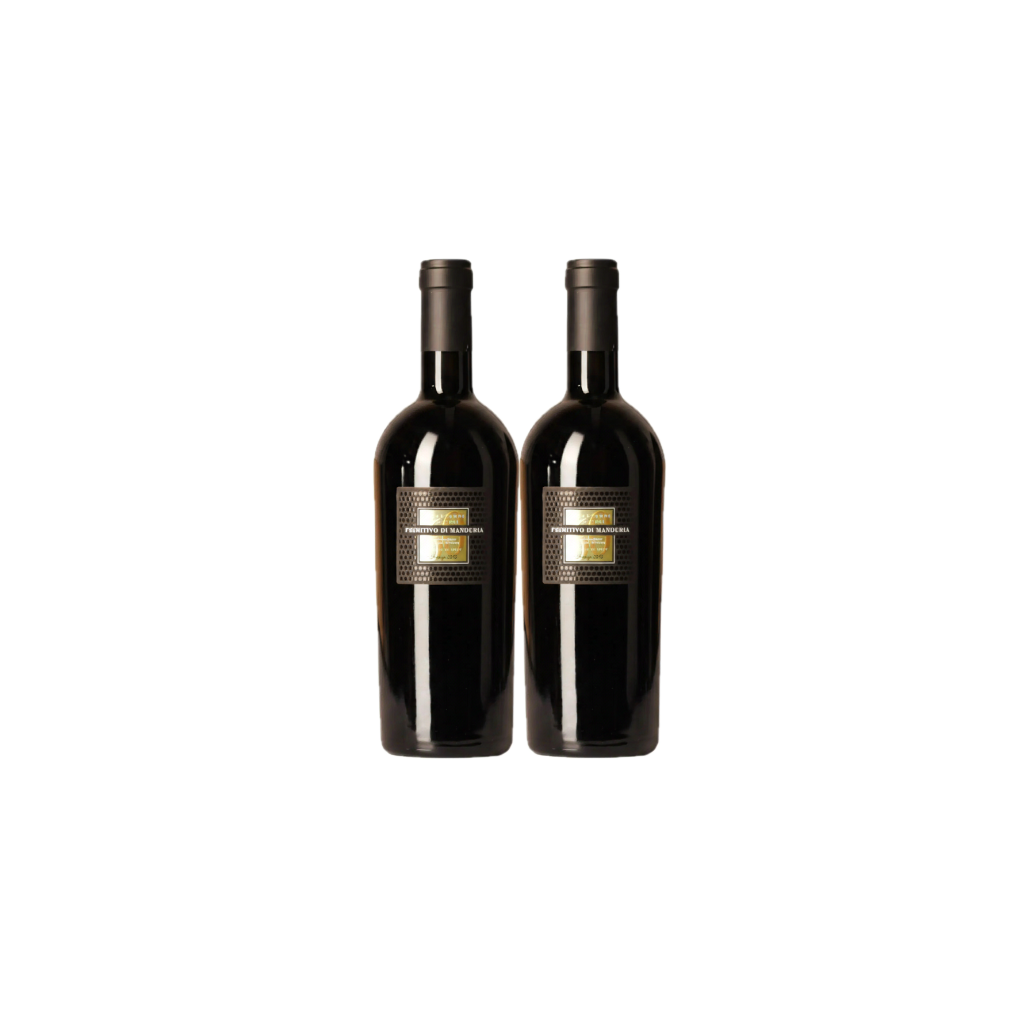 2er B2B Weinpräsent mit San Marzano Primitivo 60 Anni – hochwertiges Geschenkset für Geschäftskunden