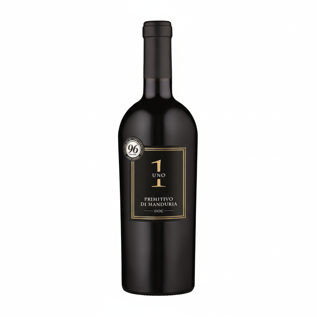 Primitivo Manduria Uno DOC Masseria La Volpe - eine Flasche italienischer Rotwein