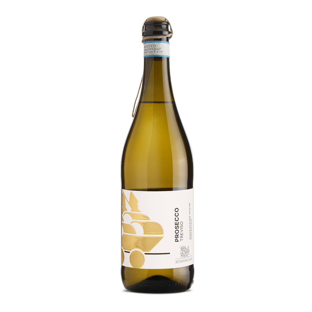 Sessantacampi Prosecco Frizzante DOC Treviso 2024 - eine Flasche italienischer Weißwein