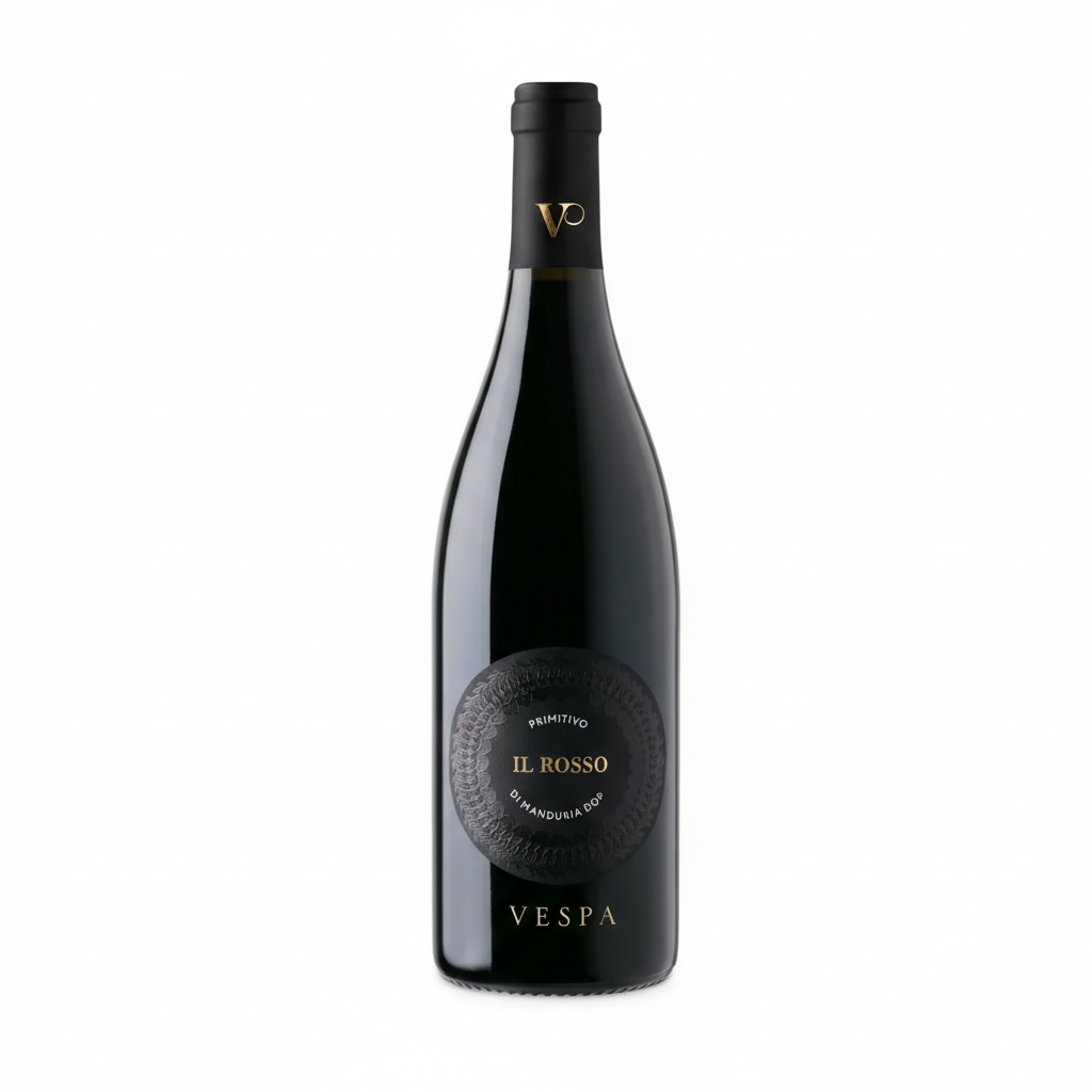 Vespa Primitivo Il Rosso dei Vespa - eine Flasche italienischer Rotwein