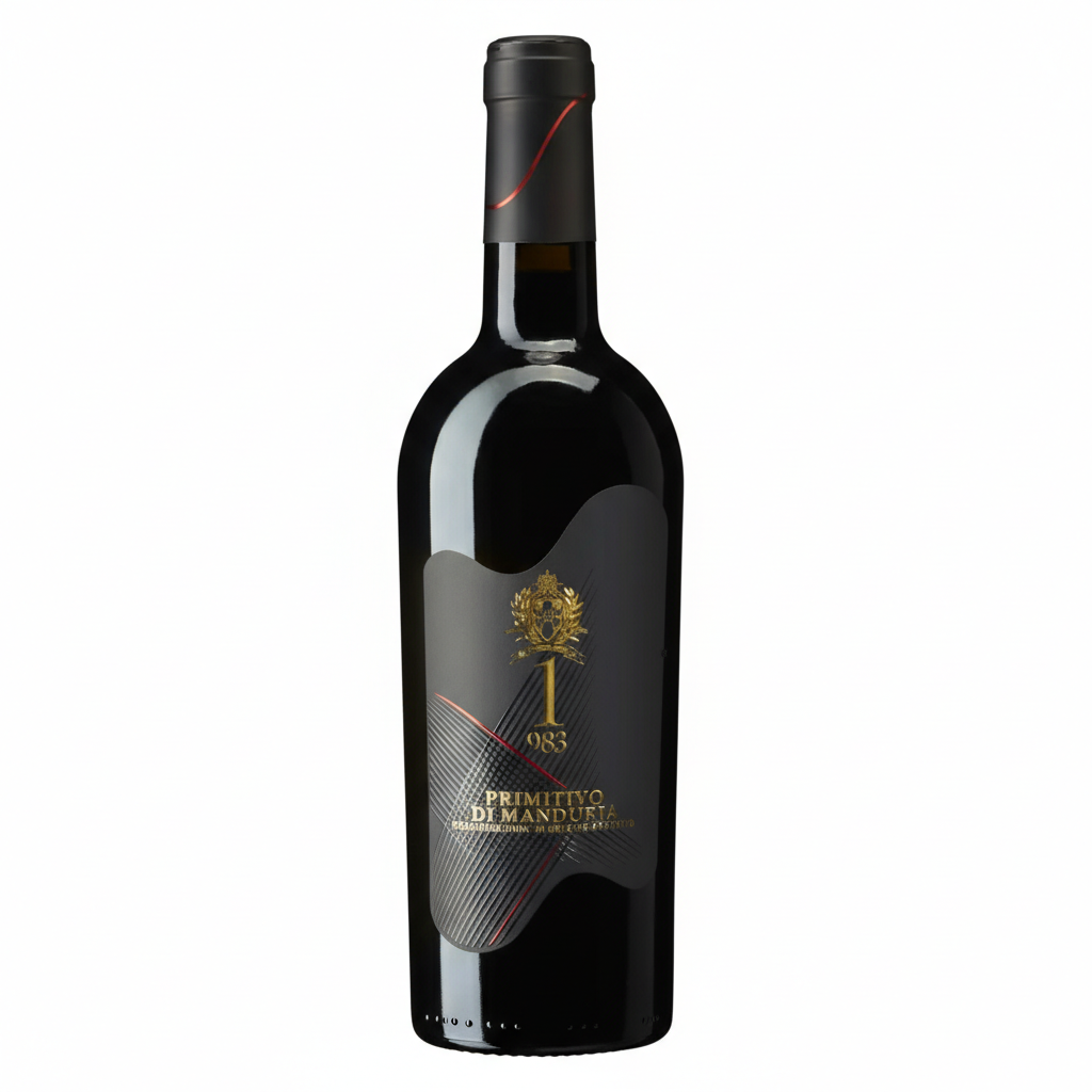 Due Palme Primitivo di Manduria 1-983 - eine Flasche italienischer Rotwein