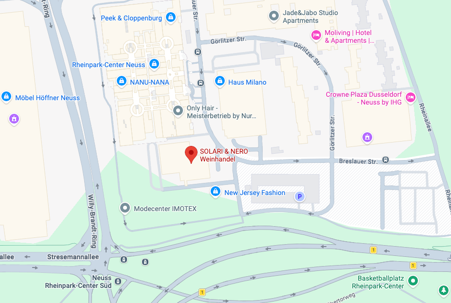 Google Maps Screenshot Solari Nero Weinhandel Neuss