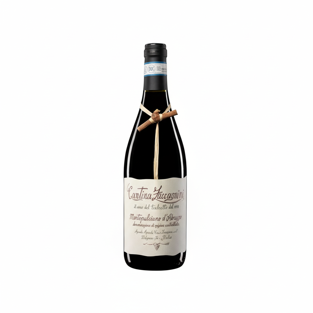 Montepulciano D'Abruzzo DOC Tralcetto Zaccagnini - eine Flasche italienischer Rotwein