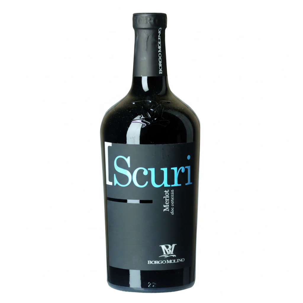 Scuri Merlot delle Venezie 2023 - eine Flasche italienischer Rotwein