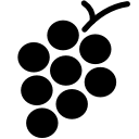 Weinreben-Icon von Solari Nero